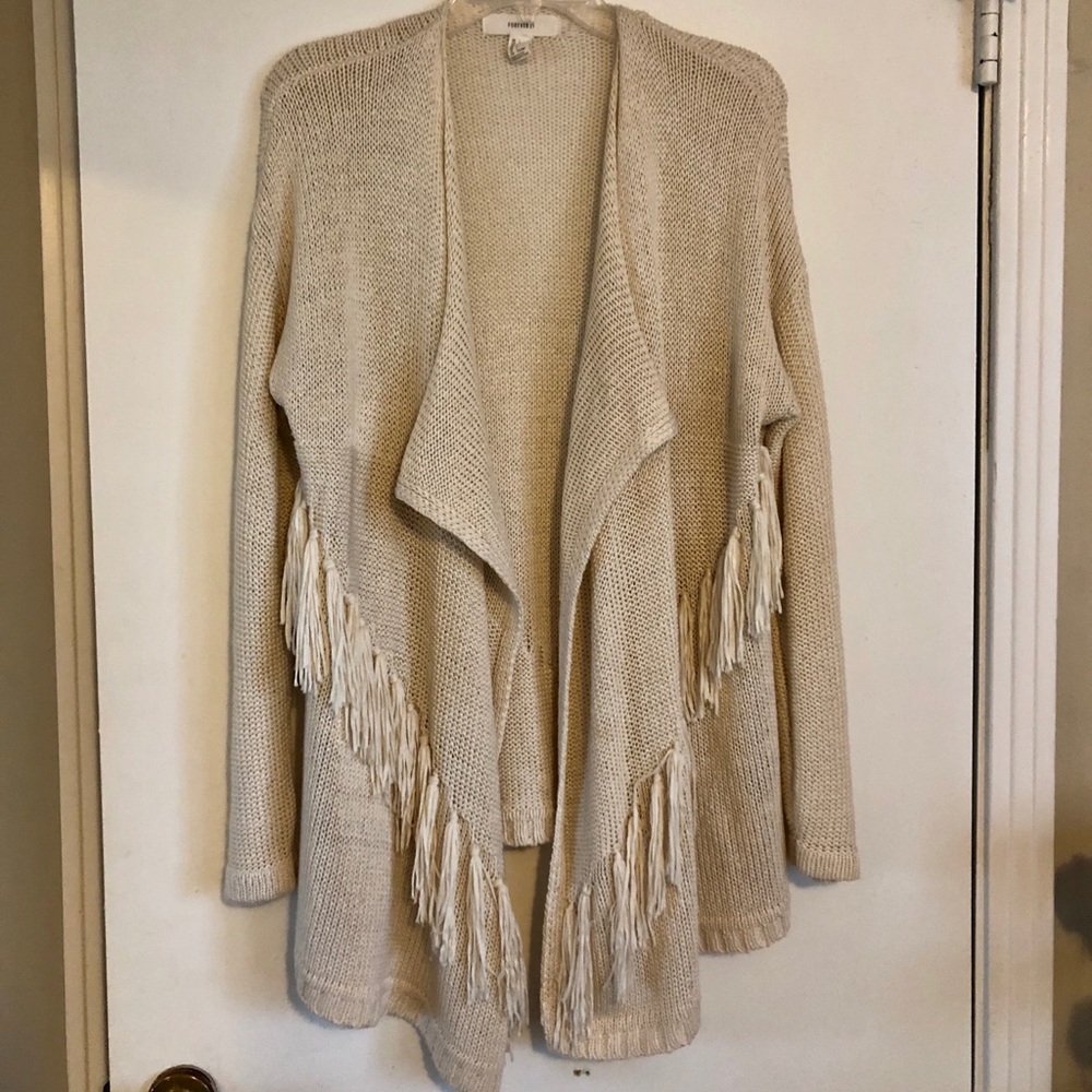 Fringe cardigan